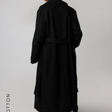 The Origin Longline Trench Coat - Black