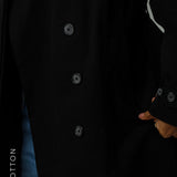 The Arden Midi Trench Coat - Black