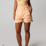 The Ivy Shorts - Honeypeach