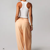 The Ivy Wide-Leg Trousers - Honeypeach