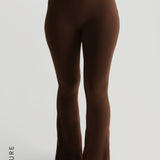 Pro-Technical Flared Leggings - Cocoa