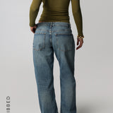 Form-Ribbed Gallerie Long Sleeve Top - Olive