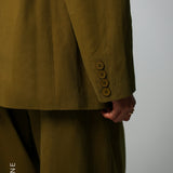 The Meridian Blazer - Olive Oil