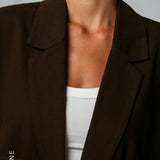 The Meridian Blazer - Brown Sugar