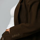 The Meridian Blazer - Brown Sugar