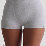 Classic Micro-Ribbed Boxer - Light Heather Gray