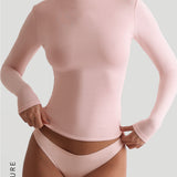 Mist Long Sleeve T-Shirt - Light Rose