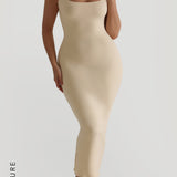 Low Back Maxi Dress - Soft Honey