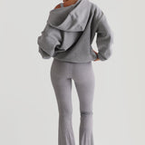 Pro-Technical Flared Leggings - Heather Gray