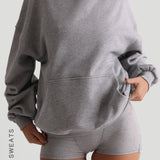 Boyfriend Hoodie - Heather Gray
