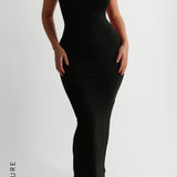 Classic Tube Maxi Dress - Black