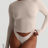Mist Long Sleeve T-Shirt - Buttercream