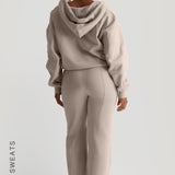 Boyfriend Zip-Up Hoodie - Buttercream
