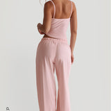 Air-Sleep Straight Leg Pants - Light Rose