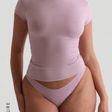 Cloud Low Back T-Shirt - Lavender
