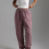 Jogger Fit Sweatpants - Vintage Purple
