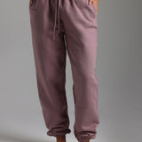 Jogger Fit Sweatpants - Vintage Purple