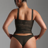 Classic Micro-Ribbed Cami - Veil Camo