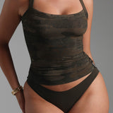 Classic Micro-Ribbed Cami - Veil Camo