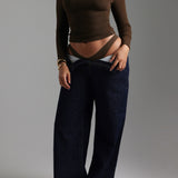 Form-Ribbed Gallerie Long Sleeve Top - Brown Sugar