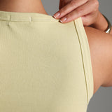 Essential Form-Ribbed Tank Top - Peppermint Tea
