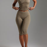 The Capri Pants - Latte Taupe