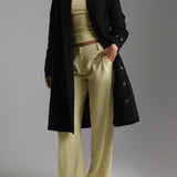 The Arden Midi Trench Coat - Black