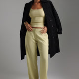 The Modern Straight Leg Trousers - Peppermint Tea