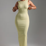True Boat Neck Maxi Dress - Peppermint Tea