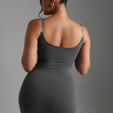Prime Cami Maxi Dress - Dark Stone Gray