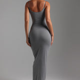 Prime Cami Maxi Dress - Stone Gray