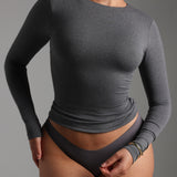 Mist Long Sleeve T-Shirt - Dark Stone Gray