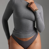 Mist Long Sleeve T-Shirt - Stone Gray