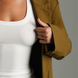 The Meridian Blazer - Olive Oil