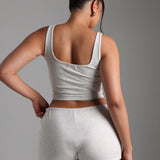 Air-Sleep Ease Shorts - Light Heather Gray