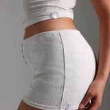 Air-Sleep Ease Shorts - Light Heather Gray
