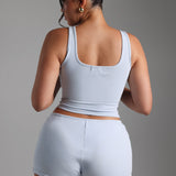 Air-Sleep Ease Shorts - Celeste
