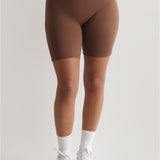 Pro Technical Biker Shorts 8" - Kaffee