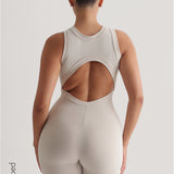 Outline Micro-Rippen-Strampler - Beige