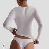 T-shirt à manches longues Mist - Blanc