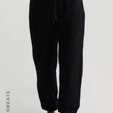 Jogger Fit Sweatpants - Black