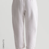 Jogger Fit Sweatpants - White