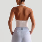 The Ivy Linen Shorts - Celeste