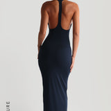 Racerback Maxi Dress - Navy
