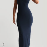 Racerback Maxi Dress - Navy