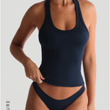 Racerback Tank Top - Navy