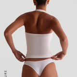 The Halter Full-Length Top - White