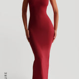 Classic Tube Maxi Dress - Pomegranate