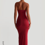 Classic Tube Maxi Dress - Pomegranate