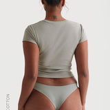 Relaxed Cotton Baby Tee - Sage